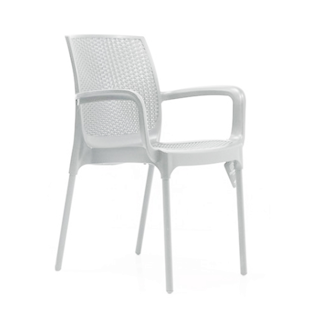 Novussi R008 Sunset Rattan Koltuk Sandalye Beyaz | ID1228
