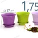 Irak Garden Flowers  AS152 Renkli Dekoratif Antik Saksı 1.75 Litre | ID1418