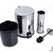 Krom Pedallı Çöp Kovası 5 Litre + Krom Tuvalet Fırçası | ID3012
