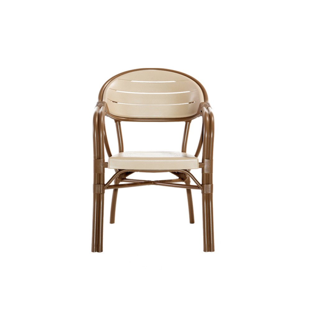 Novussi NST-004 Bamboo Sandalye Çöl Kahvesi  | ID4662
