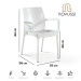 Novussi C009 Castello Koltuk Sandalye Beyaz | ID6316