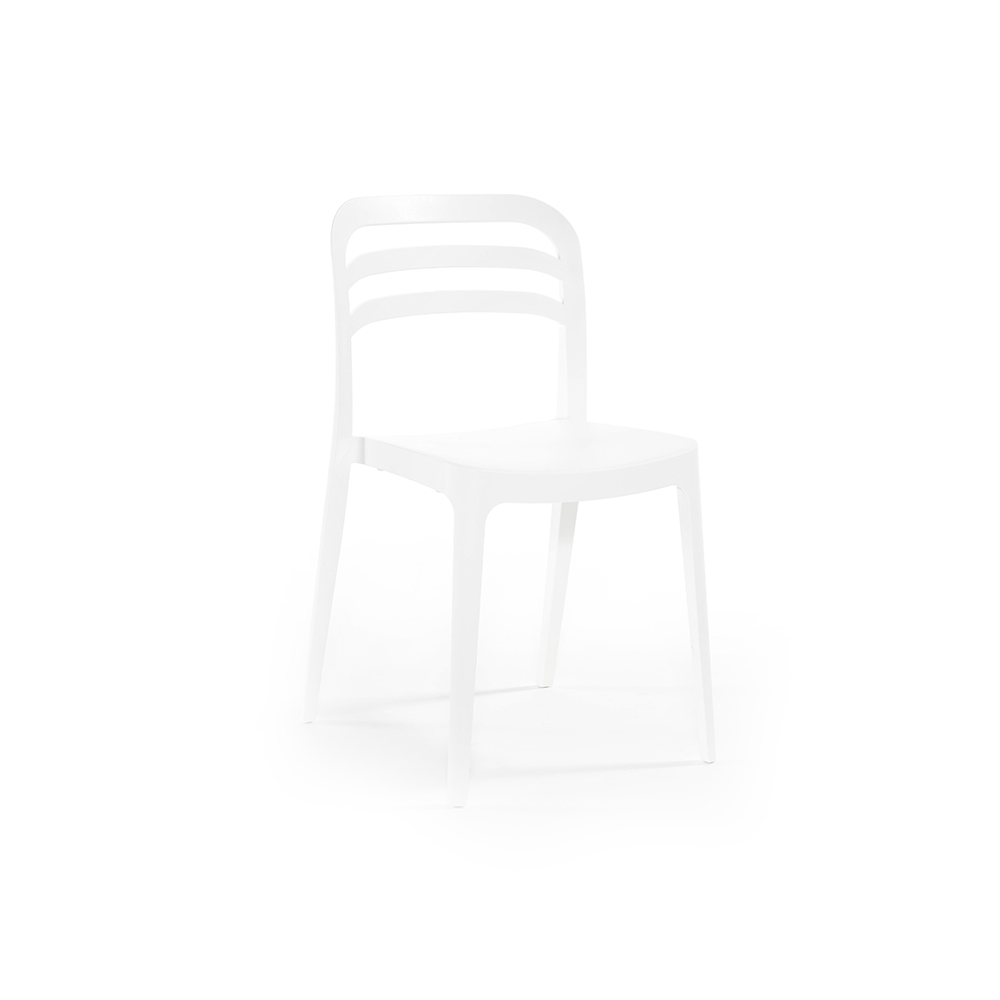 Alezy Aspen Bahçe Balkon Renkli Sandalye Beyaz | ID6349