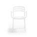 Alezy Carmen Masa Takımı 80x80 Masa + 4 Adet Aspendos Renkli Sandalye Beyaz | ID6396