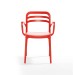 Alezy Carmen Masa Takımı 80x80 Masa + 4 Adet Aspendos Renkli Sandalye Kırmızı | ID6399