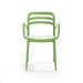 Alezy Carmen Masa Takımı 80x80 Masa + 4 Adet Aspendos Renkli Sandalye Yeşil | ID6401