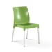 Alezy Carmen Masa Takımı 80x80 Masa + 4 Adet Castel Renkli Sandalye Yeşil | ID6408